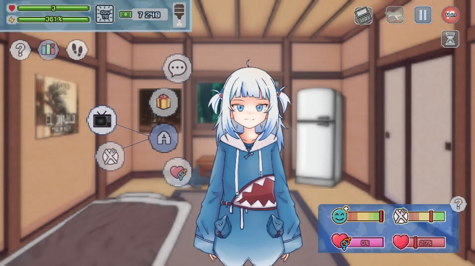 【双端】新作[探索SLG/2D/萝莉] 鲨影潮生：岛屿秘辛 Shiftide Sharki v0.1 AI汉化版 [PC+安卓1.40G]